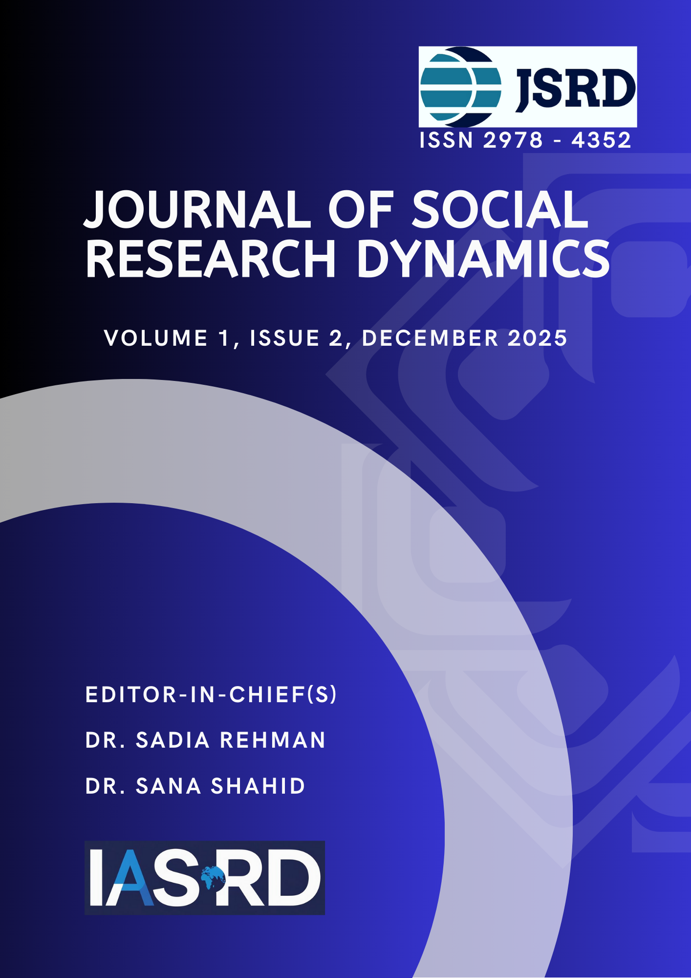 					View Vol. 1 No. 2 (2025): Journal of Social Research Dynamics
				